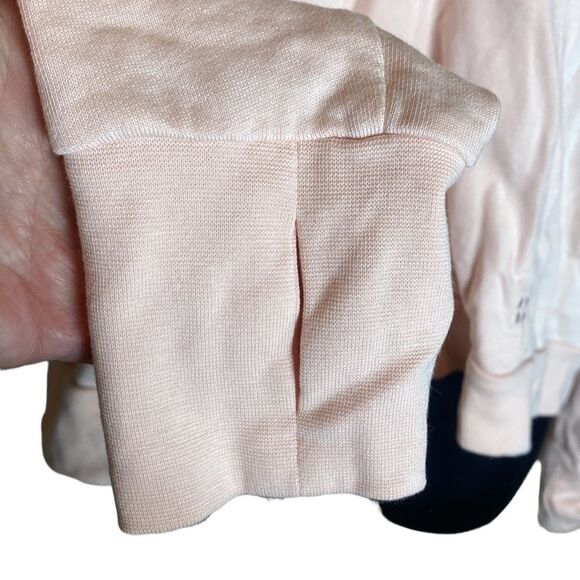 Sweaty Betty peachy pink lightweight v cut crop hoodie - Picture 2 of 4